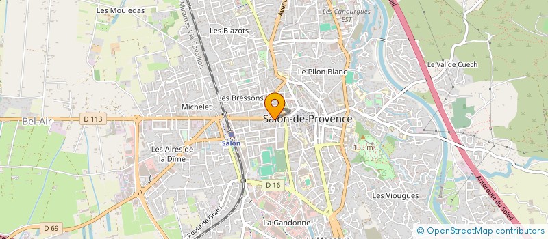 localisation de l'entreprise SCI SANDRO  SALON-DE-PROVENCE