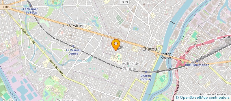 localisation de l'entreprise SCI SANDROR  CHATOU