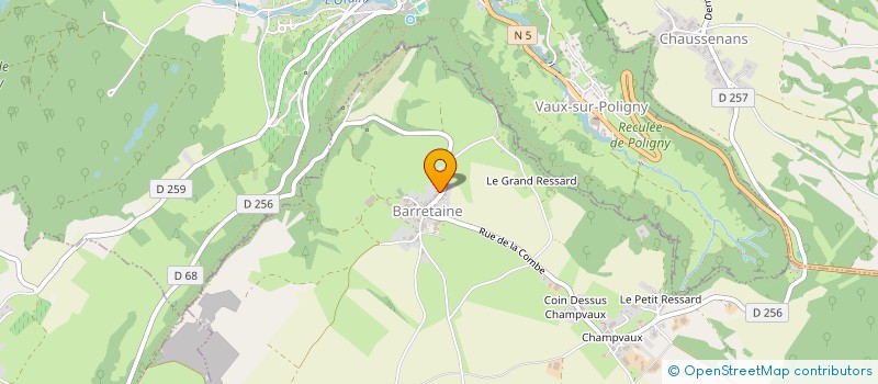 localisation de l'entreprise SCI SANDRYON  BARRETAINE