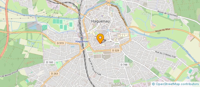 localisation de l'entreprise SCI SANDSTEIN  HAGUENAU