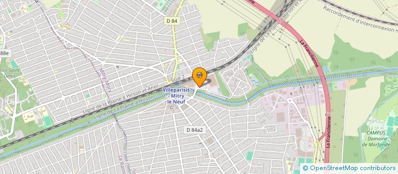 localisation de l'entreprise SCI SANDSTONE  VILLEPARISIS