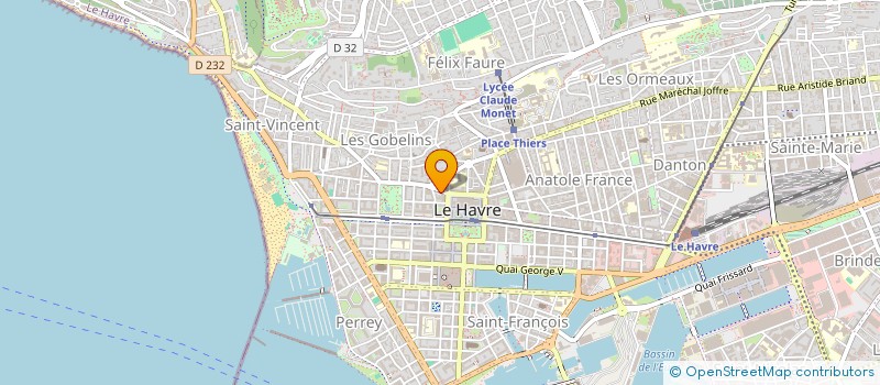 localisation de l'entreprise SCI SANDU IMMO à LE HAVRE