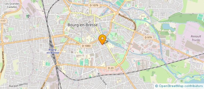 localisation de l'entreprise SCI SANDY à BOURG-EN-BRESSE