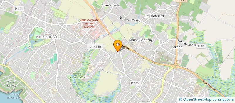 localisation de l'entreprise SCI SANDY  ROYAN