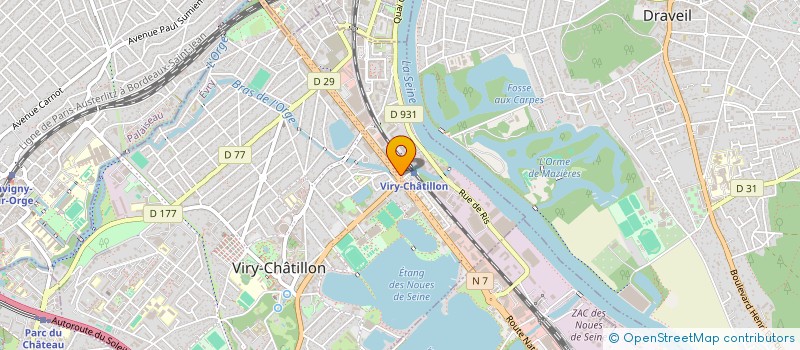 localisation de l'entreprise SCI SANDY à VIRY-CHATILLON
