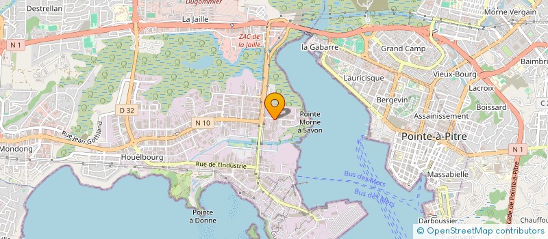 localisation de l'entreprise SCI SANDY à BAIE-MAHAULT