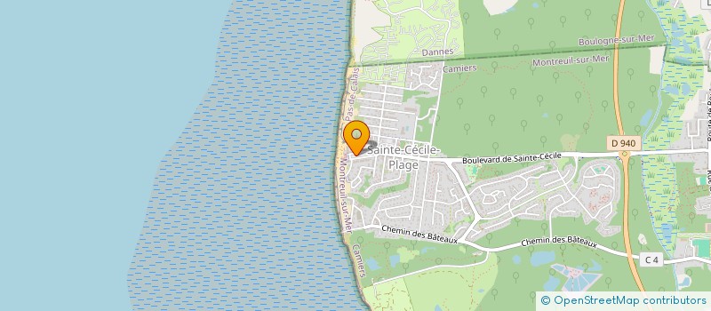 localisation de l'entreprise SCI SANDY COAST  CAMIERS