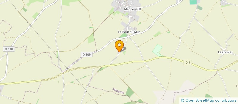 localisation de l'entreprise SCI SANDY COETMEN  MELLERAN