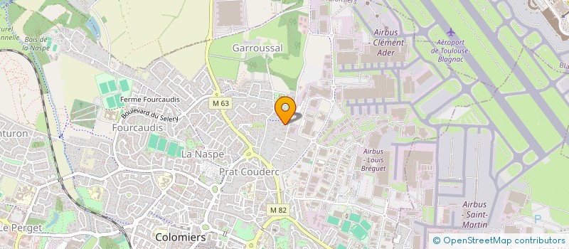 localisation de l'entreprise SCI SANDYAN  TOULOUSE