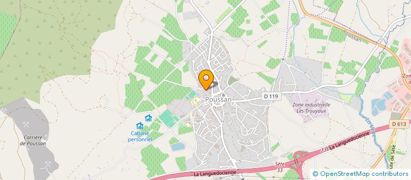 localisation de l'entreprise SCI SANDYCO  POUSSAN