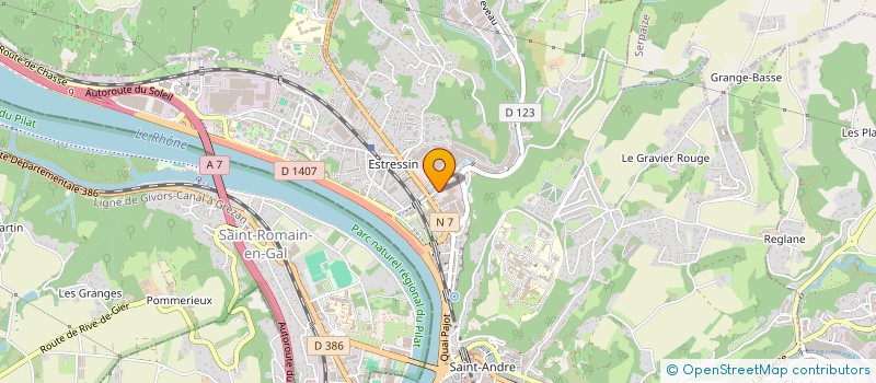 localisation de l'entreprise SCI SANDZAK  VIENNE