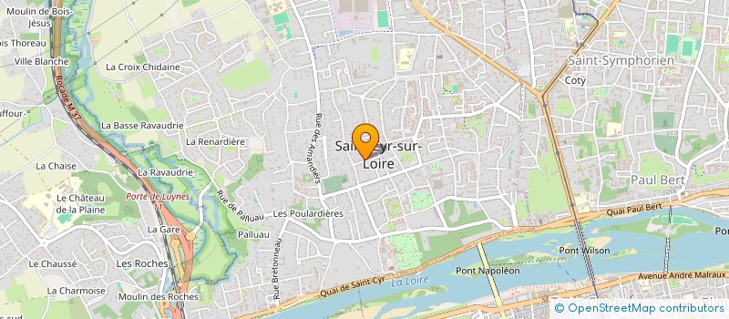 localisation de l'entreprise SCI SANE  SAINT-CYR-SUR-LOIRE