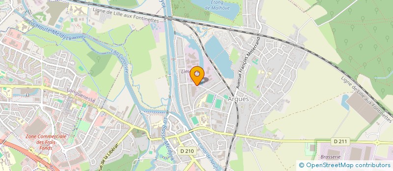 localisation de l'entreprise SCI SANE TEO  ARQUES