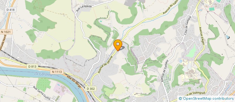 localisation de l'entreprise SCI SANEA  AGEN