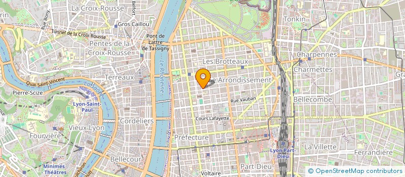 localisation de l'entreprise SCI SANEES  LYON