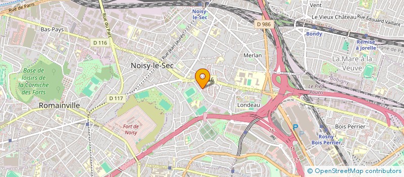 localisation de l'entreprise SCI SANELL HOME à NOISY-LE-SEC