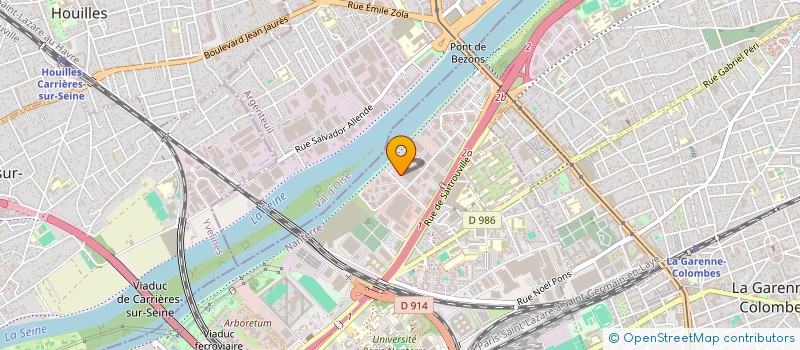 localisation de l'entreprise SCI SANER  NANTERRE