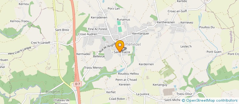 localisation de l'entreprise SCI SANER  PLEHEDEL