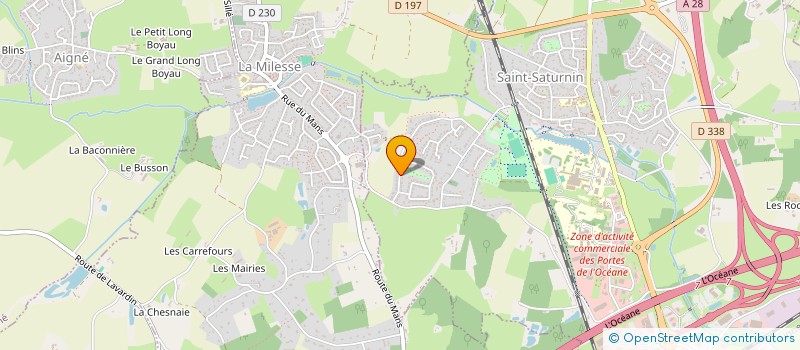localisation de l'entreprise SCI SANES à SAINT-SATURNIN