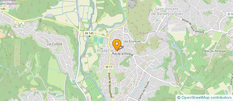 localisation de l'entreprise SCI SANESTEBAN-LABBE  PRADES-LE-LEZ