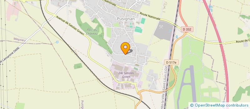 localisation de l'entreprise SCI SANEZZ  PUSIGNAN