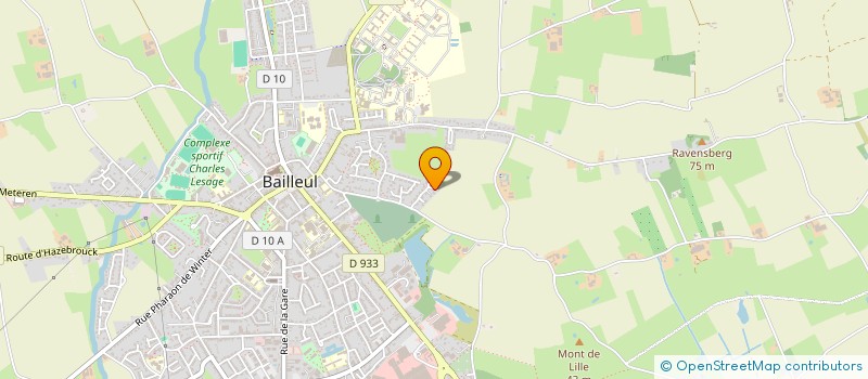 localisation de l'entreprise SCI SANFI à BAILLEUL