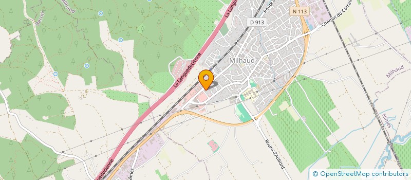 localisation de l'entreprise SCI SANFLO  MILHAUD