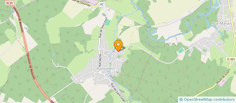 localisation de l'entreprise SCI SANFLO  RAINVILLERS