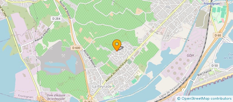 localisation de l'entreprise SCI SANFRED à FRONTIGNAN