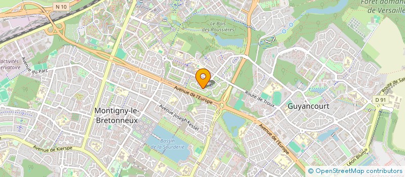 localisation de l'entreprise SCI SANGARE  GUYANCOURT