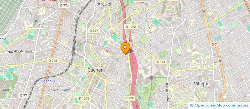 localisation de l'entreprise SCI SANGARELA  CACHAN