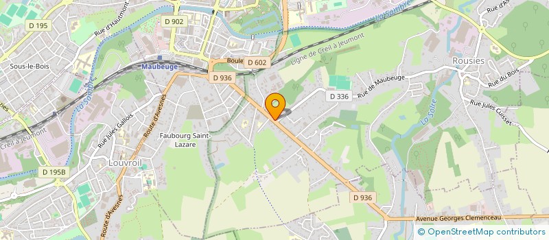 localisation de l'entreprise SCI SANGOB  ROUSIES