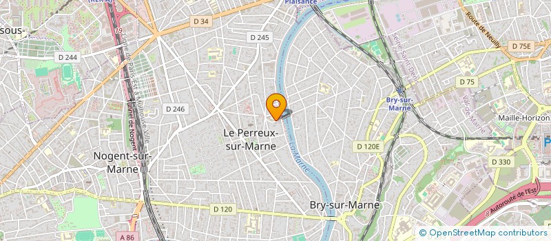 localisation de l'entreprise SCI SANGOUMA BEN YACOUB  LE PERREUX-SUR-MARNE