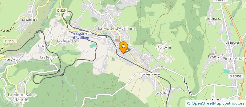 localisation de l'entreprise SCI SANGUI  LA MOTTE-D'AVEILLANS