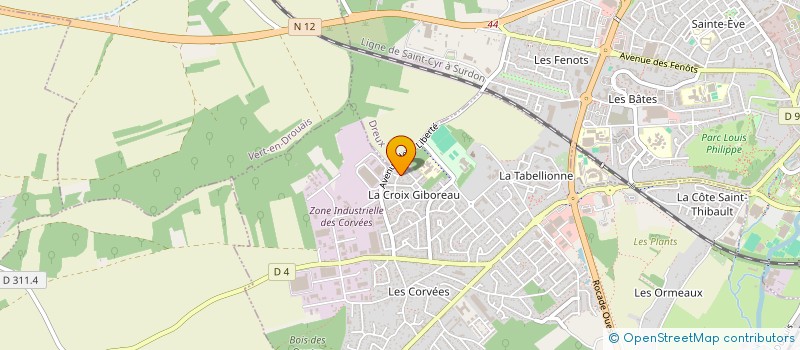 localisation de l'entreprise SCI SANHI à VERNOUILLET