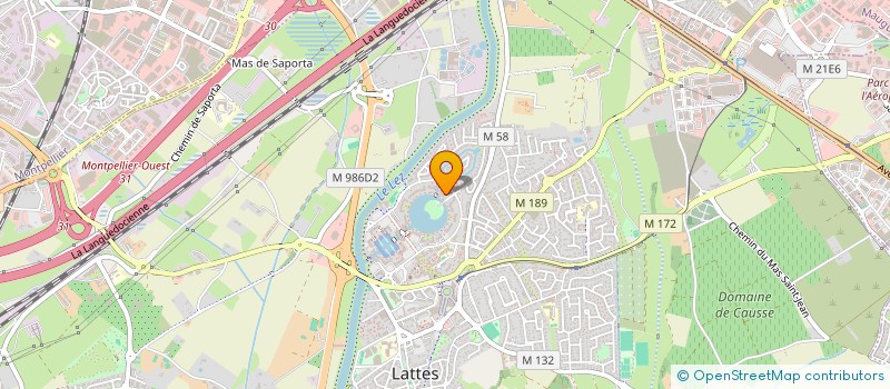 localisation de l'entreprise SCI SANIA à LATTES