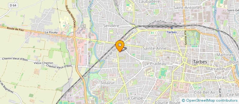 localisation de l'entreprise SCI SANIPAS  TARBES