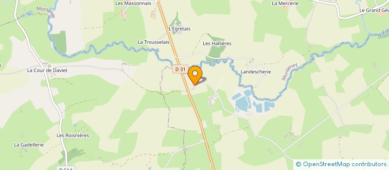 localisation de l'entreprise SCI SANIT  CHAILLAND