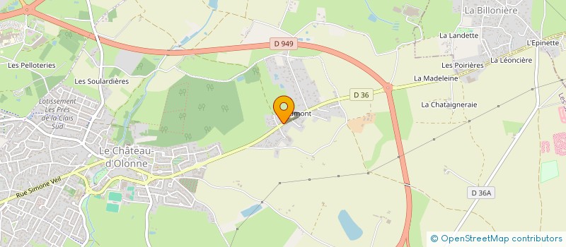 localisation de l'entreprise SCI SANJO à LES SABLES-D'OLONNE