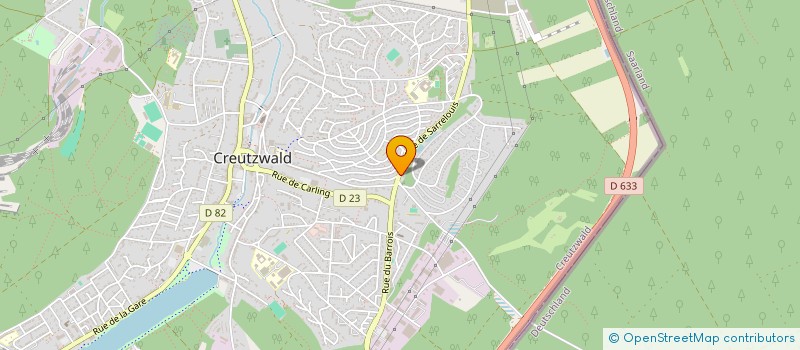 localisation de l'entreprise SCI SANJOSE  CREUTZWALD