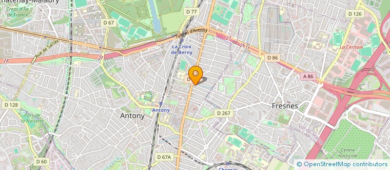 localisation de l'entreprise SCI SANKA à ANTONY