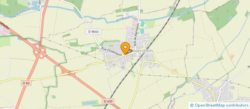 localisation de l'entreprise SCI SANKA  RAEDERSHEIM