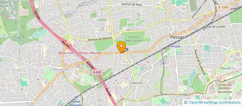 localisation de l'entreprise SCI SANKAT  PESSAC