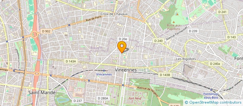 localisation de l'entreprise SCI SANLAURES à VINCENNES