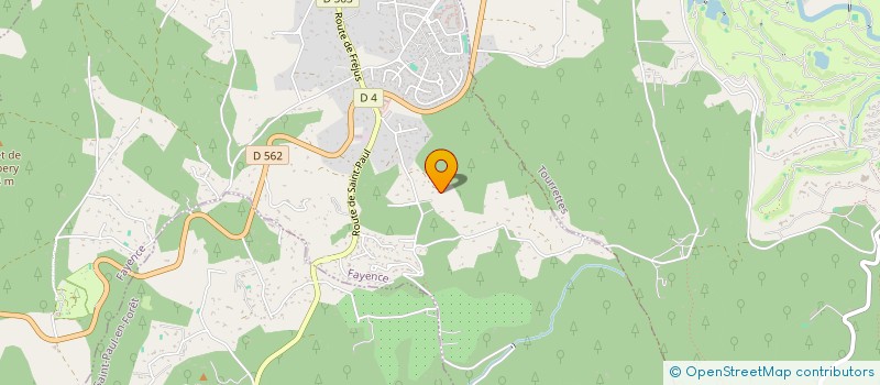 localisation de l'entreprise SCI SANLOR  FAYENCE