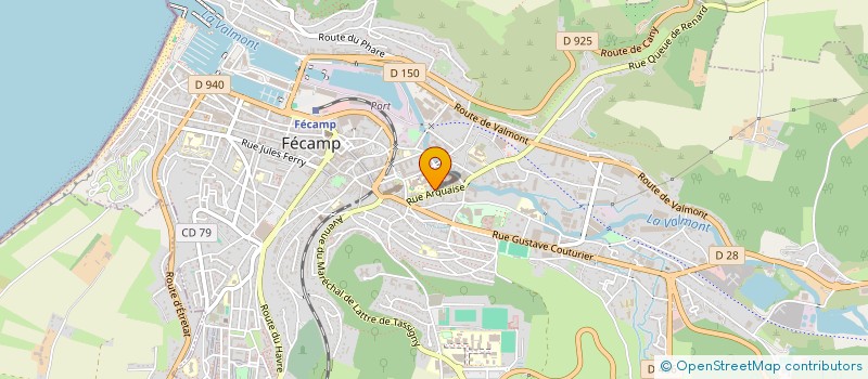 localisation de l'entreprise SCI SANLOUANGE  FECAMP