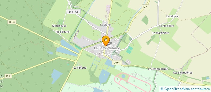 localisation de l'entreprise SCI SANLUCAM à LA FERTE-VIDAME