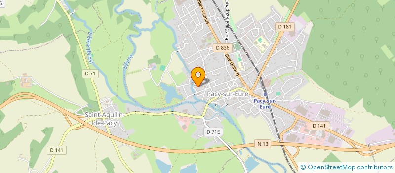localisation de l'entreprise SCI SANMARDELLE  PACY-SUR-EURE
