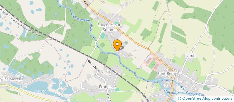 localisation de l'entreprise SCI SANNIER  EAUCOURT-SUR-SOMME