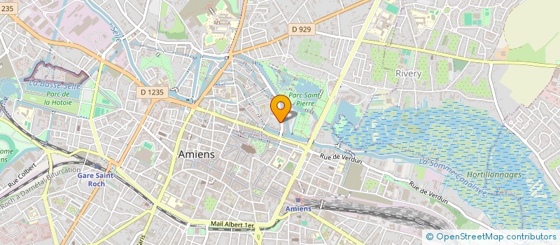 localisation de l'entreprise SCI SANNIER & CIE à AMIENS